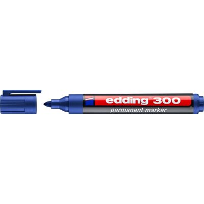 Edding 300 Permanent Marker Blå Edding 300 Permanent Marker Blå