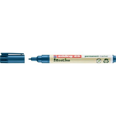 Edding 25 Ecoline Permanent Marker Blå Edding 25 Ecoline Permanent Marker Blå
