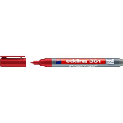 Edding 361 Whiteboard Marker Rød Edding 361 Whiteboard Marker Rød