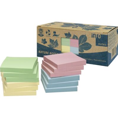 Info Nature Notes 75x75 Mm Mix Info Nature Notes 75x75 Mm Mix