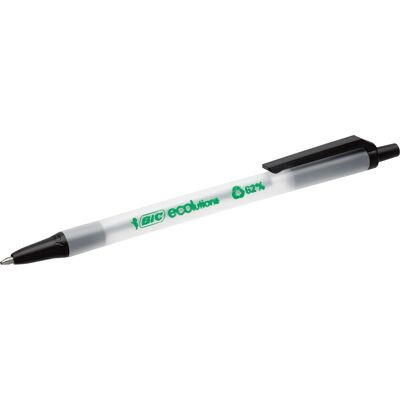 Bic Ecolutions Clic Stic Kuglepen Sort Bic Ecolutions Clic Stic Kuglepen Sort
