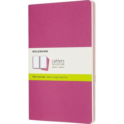 Moleskine Cahier Notesbog L Blan. Pink Moleskine Cahier Notesbog L Blan. Pink