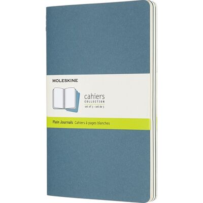 Moleskine Cahier Notesbog L Blan. Blå Moleskine Cahier Notesbog L Blan. Blå
