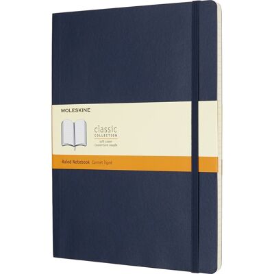 Moleskine Clas. S Notesbog Xl Linj. S.Blå Moleskine Clas. S Notesbog Xl Linj. S.Blå