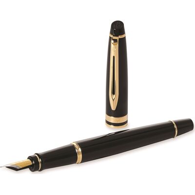 Waterman Expert Black Gt Fyldepen F Waterman Expert Black Gt Fyldepen F