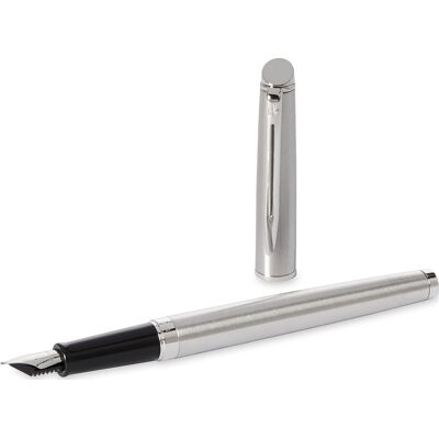 Waterman Hémisphère Stainl. Steel Ct Fyldepen F Waterman Hémisphère Stainl. Steel Ct Fyldepen F