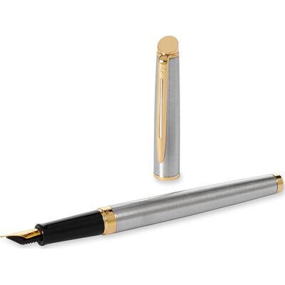 Waterman Hémisphère Stainl. Steel Gt Fyldepen M Waterman Hémisphère Stainl. Steel Gt Fyldepen M