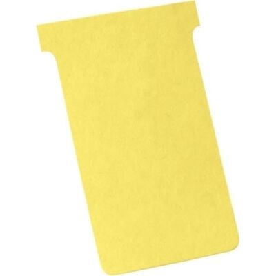 Nobo T-Kort Str. 3, 80 X 120mm, 100 Stk, Gul Nobo T-Kort Str. 3, 80 X 120mm, 100 Stk, Gul