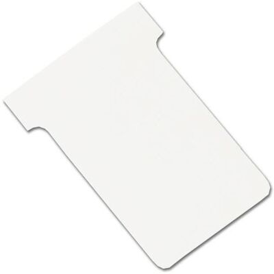 Nobo T-Kort Str. 1, Hvid, 28 Mm, 100 Stk. Nobo T-Kort Str. 1, Hvid, 28 Mm, 100 Stk.
