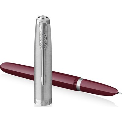 Parker 51 Burgundy Ct Fyldepen F Parker 51 Burgundy Ct Fyldepen F