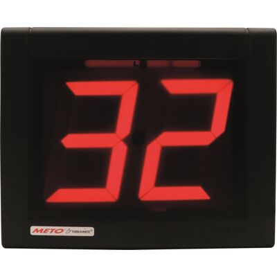 Meto 2-Cifre Led Display Sort M/datakabel+ledning Meto 2-Cifre Led Display Sort M/datakabel+ledning