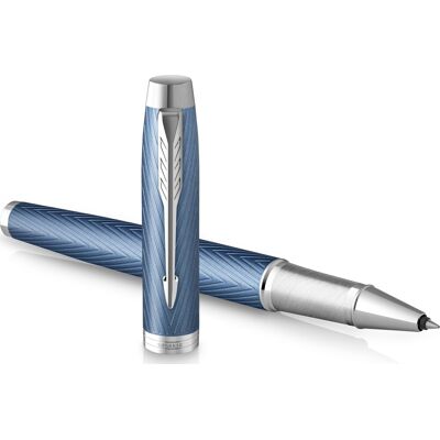 Parker Im Premium Blue/grey Ct Rollerpen F Parker Im Premium Blue/grey Ct Rollerpen F