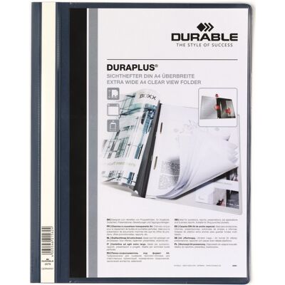 Durable Duraplus Tilbudsmappe A4+ Mørk Blå Durable Duraplus Tilbudsmappe A4+ Mørk Blå