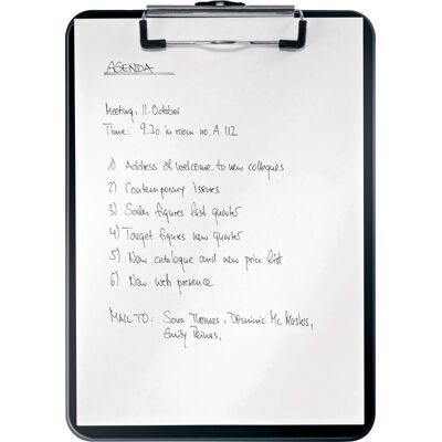 Leitz Wow Clipboard Uden Forside A4 Sort Leitz Wow Clipboard Uden Forside A4 Sort
