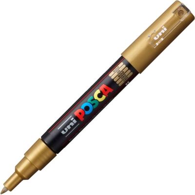 Posca Marker Pc-1m Ef 0,7-1 Mm Gold Posca Marker Pc-1m Ef 0,7-1 Mm Gold