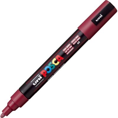 Posca Marker Pc-5m M 2,5 Mm Red Wine Posca Marker Pc-5m M 2,5 Mm Red Wine