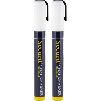 Securit Sma510 Kridtmarker Hvid 2 Stk. Securit Sma510 Kridtmarker Hvid 2 Stk.