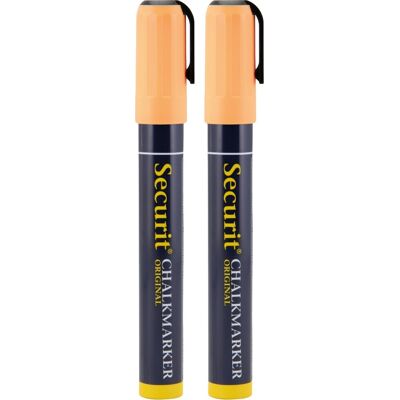 Securit Sma510 Kridtmarker Orange 2 Stk. Securit Sma510 Kridtmarker Orange 2 Stk.