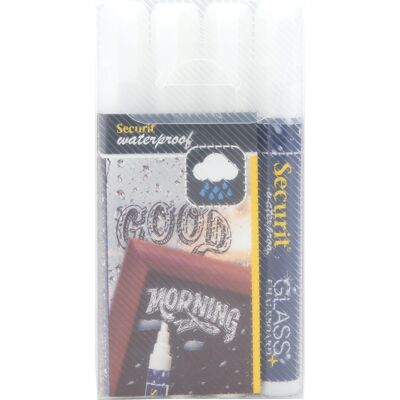 Securit Sma610 Kridtmarker Hvid 4 Stk. Securit Sma610 Kridtmarker Hvid 4 Stk.