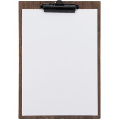 Securit Walnut Clip Menuholder A4 Securit Walnut Clip Menuholder A4