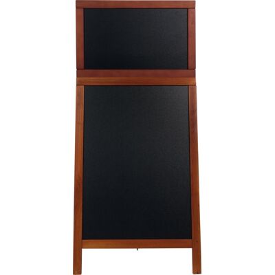 Securit Deluxe Gadeskilt 121,5x55 Cm, Mahogni Securit Deluxe Gadeskilt 121,5x55 Cm, Mahogni
