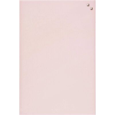 Naga Glassboard Magnetisk Glastavle 40x60, Pudder Naga Glassboard Magnetisk Glastavle 40x60, Pudder