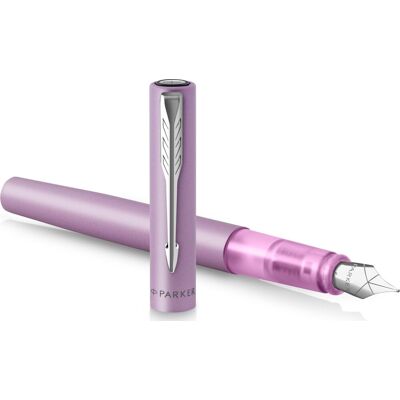 Parker Vector Xl Metallic Lilac Fyldepen M Parker Vector Xl Metallic Lilac Fyldepen M