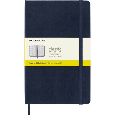 Moleskine Clas. H Notesbog L Kvad. Blå Moleskine Clas. H Notesbog L Kvad. Blå