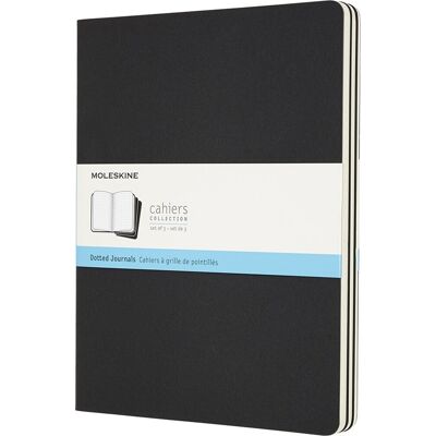 Moleskine Cahier Notesbog Xl Dot. Sort Moleskine Cahier Notesbog Xl Dot. Sort