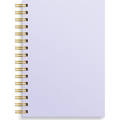 Burde Notesbog, A5, Linjeret, Lilac Burde Notesbog, A5, Linjeret, Lilac