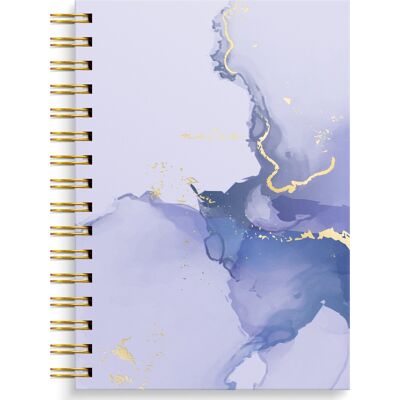 Burde Notesbog, A5, Linjeret, Marble Burde Notesbog, A5, Linjeret, Marble