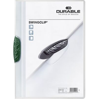 Durable Swingclip Clipmappe A4 Grøn Durable Swingclip Clipmappe A4 Grøn