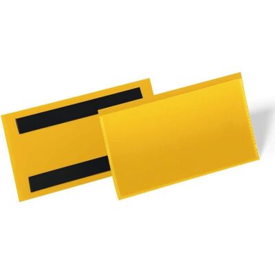 Durable Lagerlommer M/magnet, B150xh67 Mm, Gul Durable Lagerlommer M/magnet, B150xh67 Mm, Gul