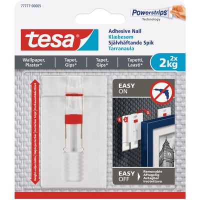 Tesa Justerbart Klæbesøm, Tapet/gips, <2 Kg Tesa Justerbart Klæbesøm, Tapet/gips, <2 Kg