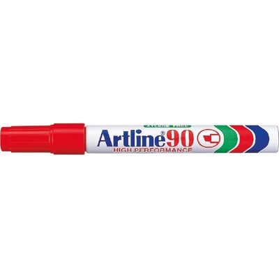 Artline 90 Permanent Marker Rød Artline 90 Permanent Marker Rød