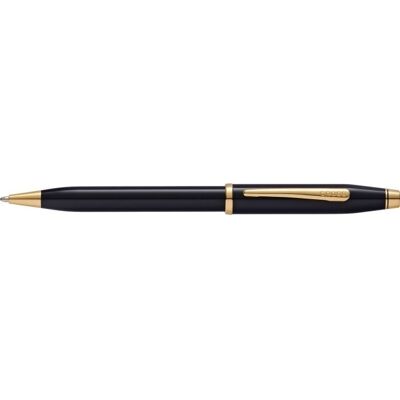 Cross Century Ii Kuglepen Black Lacquer/gold Cross Century Ii Kuglepen Black Lacquer/gold