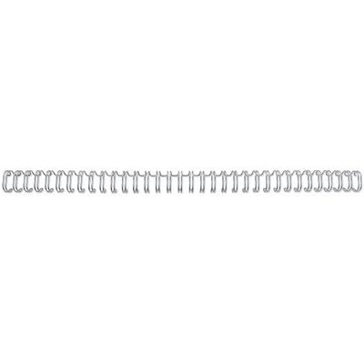 Gbc Metal Spiralryg, A4, 34 Ringe, 6mm, Sølv Gbc Metal Spiralryg, A4, 34 Ringe, 6mm, Sølv