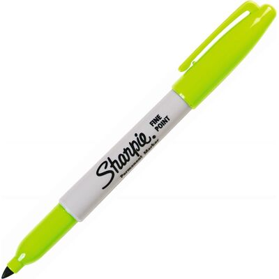Sharpie Permanent Marker F Limegrøn Sharpie Permanent Marker F Limegrøn