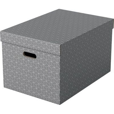 Esselte Home Boks Large Grå 3 Stk. Esselte Home Boks Large Grå 3 Stk.