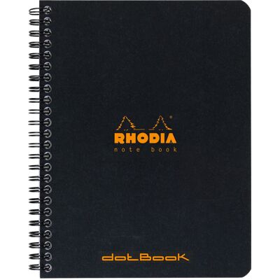Rhodia Classic Spiral Notesbog A5+ Dotted Rhodia Classic Spiral Notesbog A5+ Dotted