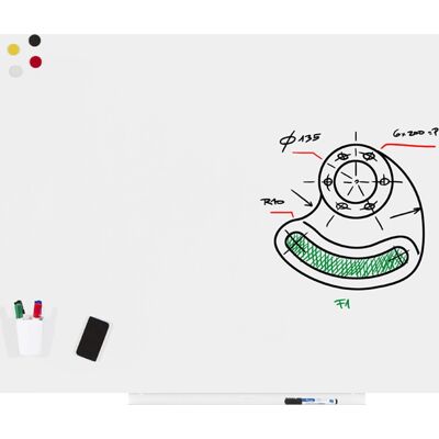 Rocada Skin Whiteboard Pro Overflade, 100 X 150 Cm Rocada Skin Whiteboard Pro Overflade, 100 X 150 Cm