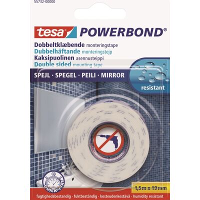 Tesa Powerbond Mirror Markeringstape, 19mm X 1,5m Tesa Powerbond Mirror Markeringstape, 19mm X 1,5m