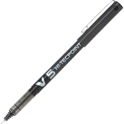 Pilot Hi-Tecpoint V5 Rollerpen Sort Pilot Hi-Tecpoint V5 Rollerpen Sort