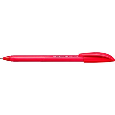 Staedtler 4320 Kuglepen F Rød Staedtler 4320 Kuglepen F Rød