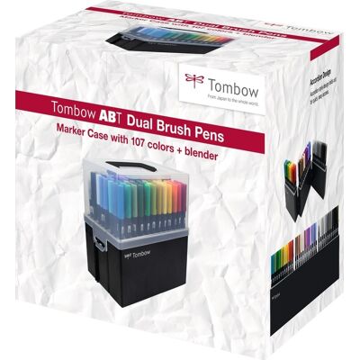 Tombow Dual Penseltusser Markerbox 108 Stk. Tombow Dual Penseltusser Markerbox 108 Stk.