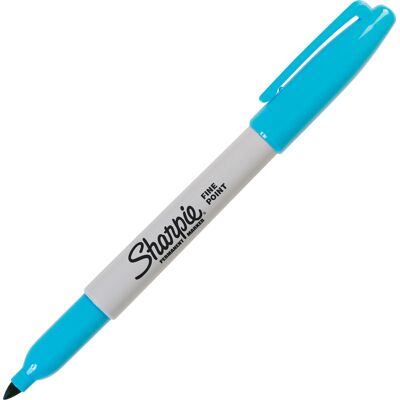 Sharpie Permanent Marker F Lyseblå Sharpie Permanent Marker F Lyseblå