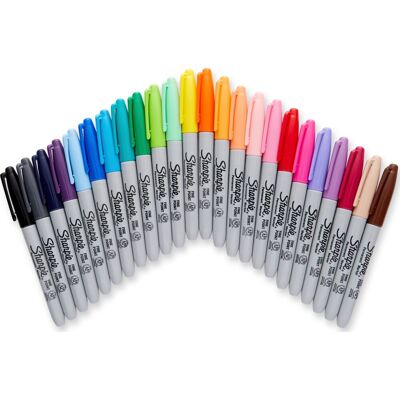 Sharpie Permanent Marker F 24 Farver Sharpie Permanent Marker F 24 Farver