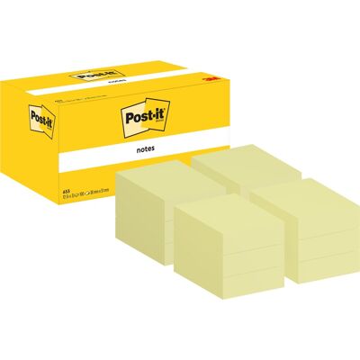 Post-It Notes 38x51 Mm Gul Post-It Notes 38x51 Mm Gul