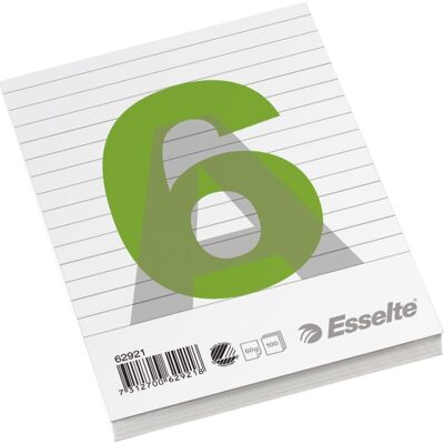 Esselte Blok A6 Toplimet Linjeret 100 Ark Esselte Blok A6 Toplimet Linjeret 100 Ark