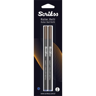Scrikss Refill Rollerpen Blå M 2 Stk. Scrikss Refill Rollerpen Blå M 2 Stk.